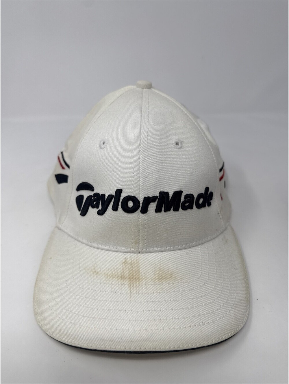 Taylormade Dad Hat Cap L/XL Golfing Hat Light Stains